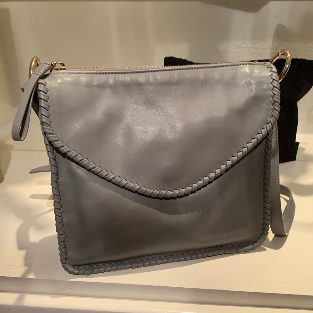 Henri Bendel Suede and Leather Bag